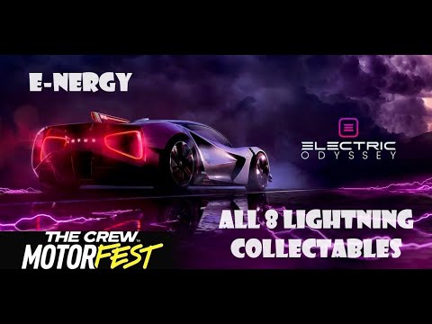 ALL 8 LIGHTNING LOCATIONS - E-NERGY - ELECTRIC ODYSSEY - THE CREW MOTORFEST