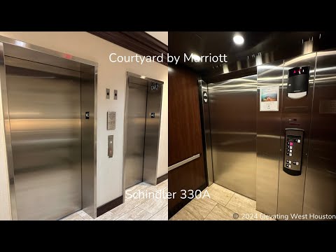 Schindler 330A Hydraulic Elevators | Courtyard by Marriott Park Row | Houston, TX