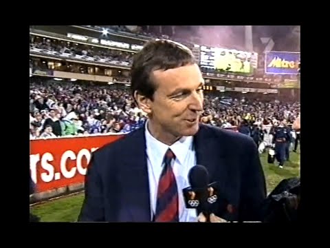 Neale Daniher - Melbourne - Pre Match Interview - 2000 Preliminary Final v North Melbourne - AFL