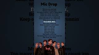 Download lagu BTS - Mic drop Song (Lyrics) #kpop #idol #bts #army #song  #micdrop #lyrics #viral #trending #shorts mp3