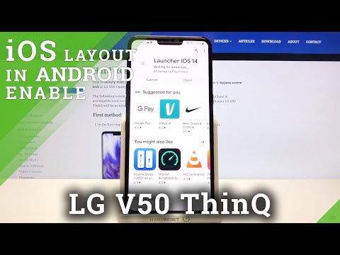 How to Download & Install iOS Launcher in LG V50 ThinQ – Find iOS Layout