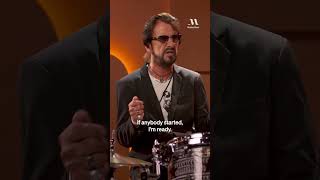 Ringo Starr is ALWAYS ready. #drummer #shorts