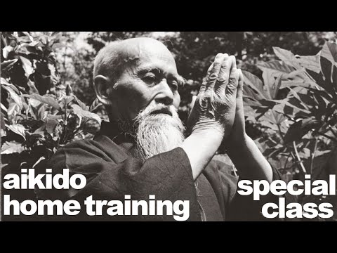 10 Minute Aikido At Home Training - UESHIBA Morihei 140th Birthday Special -  Movement & Breath