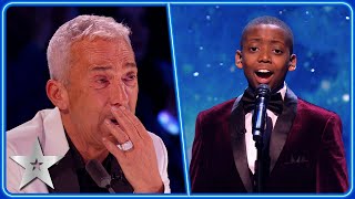 Download lagu 13-year-old Malakai Bayoh's HEAVENLY voice will move you to tears! | Semi-Finals | BGT 2023 mp3