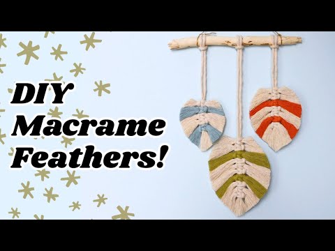 Macrame Semi Circle Wall Hanging Tutorial 