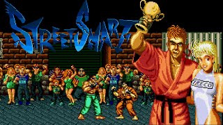 Street Smart (MD · Sega Mega Drive) video game port | full game session for 1 Player 👊🥋🎮