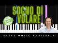 Christopher Tin - Sogno di Volare (Easy Piano Tutorial) - from Civilization VI