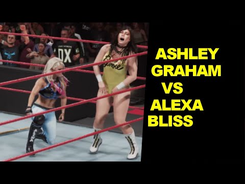 WWE 2K19 Ashley Graham vs Alexa Bliss - No Holds Barred