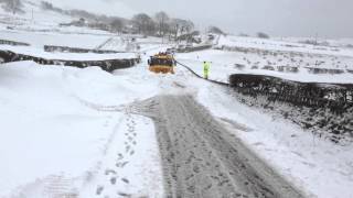 preview picture of video 'Cumbria Snow Plough Mar 2013'