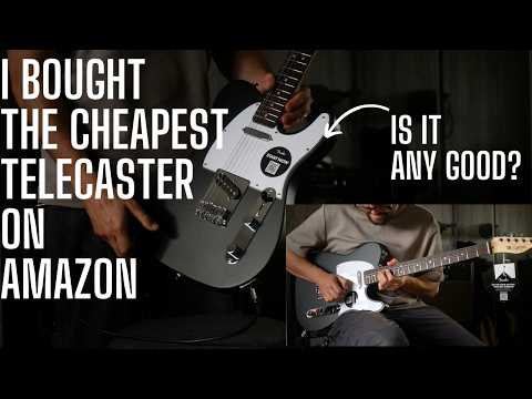 I Bought the Cheapest Squier Telecaster On Amazon - It's Suprising - Squier Debut Telecaster Review