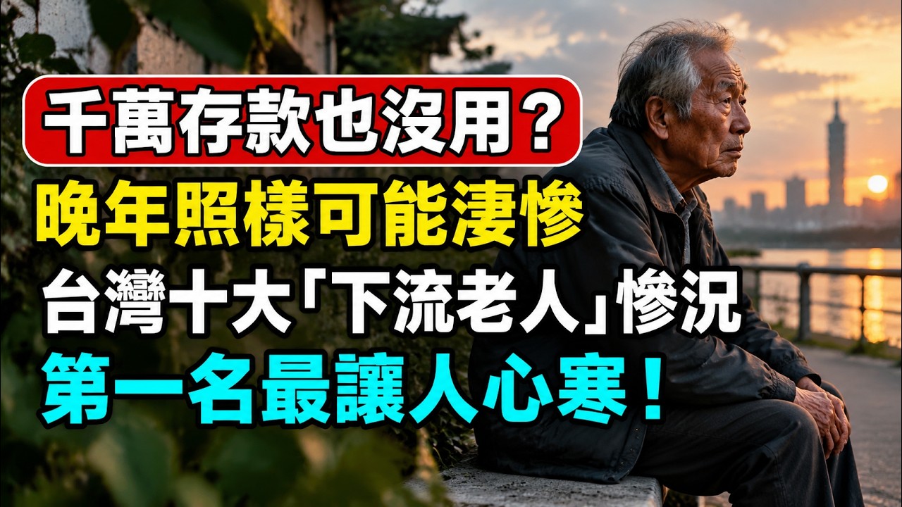 有钱却过得辛苦：晚年真正的危机，不只是没钱