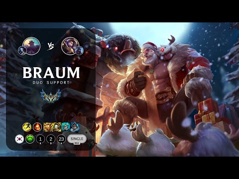 Braum Support vs Blitzcrank - KR Challenger Patch 13.6