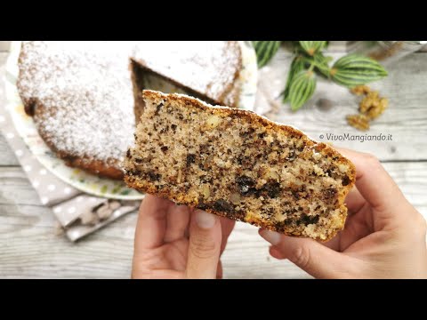 Torta noci e cioccolato