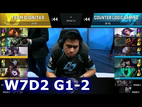 CLG vs Dignitas Game 2 | S7 NA LCS Spring 2017 Week 7 Day 2 | CLG vs DIG G2 W7D2 1080p