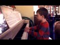 Cat And The Fiddle Piano Matthew Age 6
