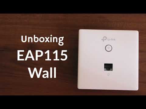 TP Link EAP115 Wall Plate Mounting Access Point