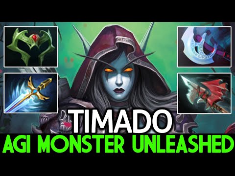 TIMADO [Drow Ranger] Monster Unleashed with Full Agility Items Dota 2