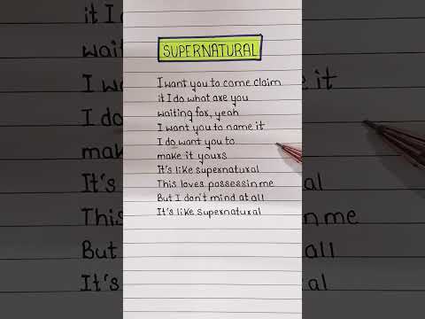 Supernatural (Lyrics) ~ Ariana Grande 🌻 #lyrics #song