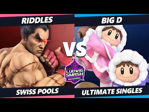 Ludwig Invitational - Riddles (Kazuya, Richter) Vs. Big D (Ice Climbers) SSBU Ultimate Tournament