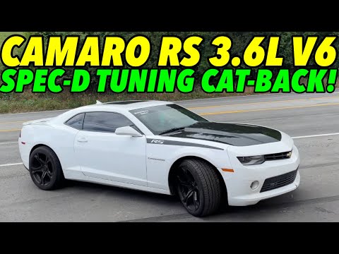 2014 Chevy Camaro RS 3.6L V6 w/ SPEC-D Tuning Cat-Back Exhaust!