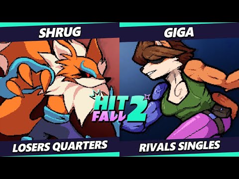Hitfall 2 Workshop Top 8 - ShrUg (Lyca) Vs. Giga (Penny) Rivals of Aether - RoA