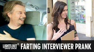 The Farting Interviewer Prank - Lights Out with David Spade
