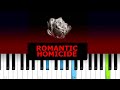 D4vd - Romantic Homicide  (Piano Tutorial)