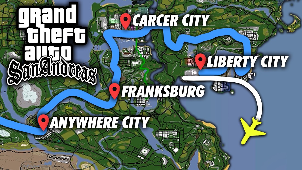 I Went to Liberty City in San Andreas