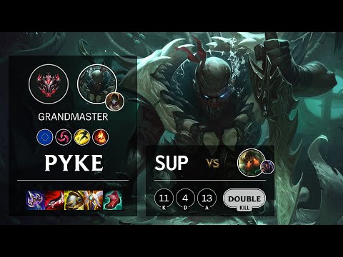 Pyke Support vs Nautilus - EUW Grandmaster Patch 11.6
