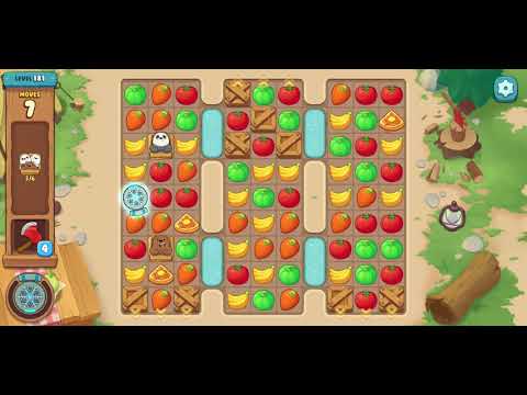 We Bare Bears Match3 Repairs Level 181 - No Boosters