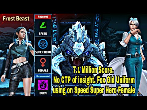 7.1 Million Score With Luna On ABX Speed Superhero Female - Marvel Future Fight
