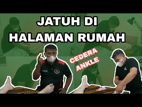 JATUH DI HALAMAN DI RUMAH , AKIBATKAN CEDERA ANKLE || JM SPORT MASSAGE THERAPY||
