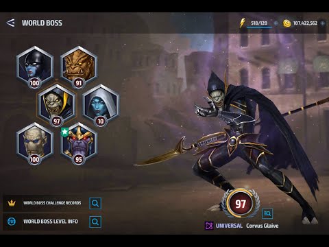 Clearing Corvus Glaive Wbu Stage 99 | Marvel Future Fight