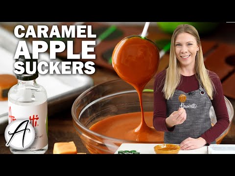 How to Make Caramel Apple Suckers | Homemade Halloween Candy