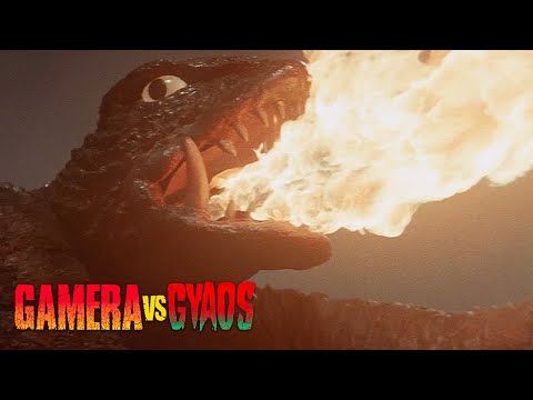 Gamera vs. Gyaos Clip  - Turtle Power!  HD
