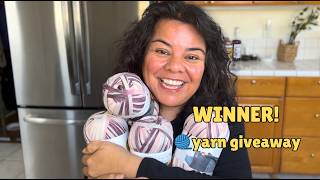 Winner Announced! 🧶 Lion Brand Yarn Giveaway