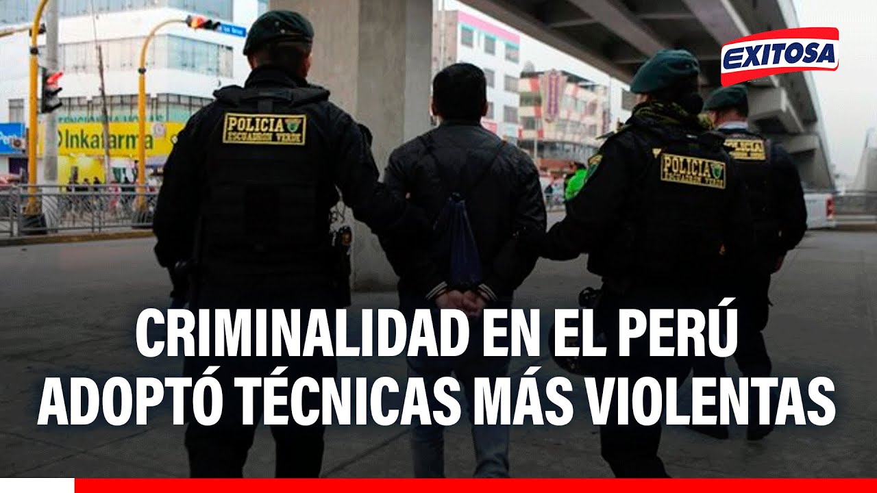 🔴🔵 Criminalidad en el Perú adoptó métodos más violentos en casi una década, según experto