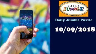 Daily Jumble Puzzle September 10 2018