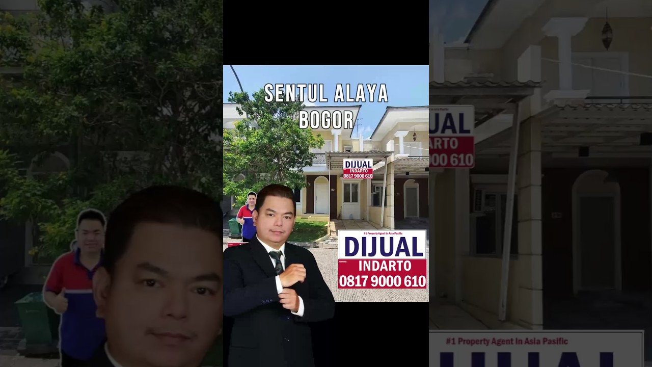 For Sale Rumah Cantik  LT 126m² di Sentul Alaya Sentul City Bogor Lokasi Strategis