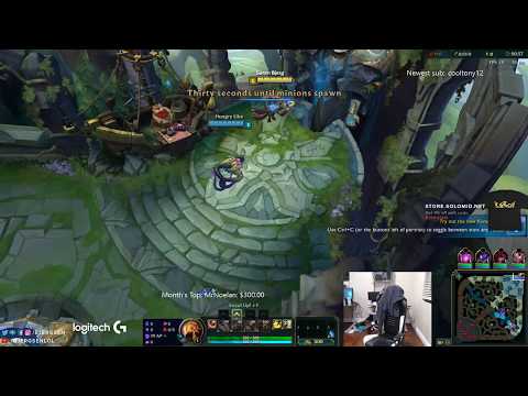 [TSM Bjergsen] -  Azir vs Zoe mid Pre Season 8 Full HD