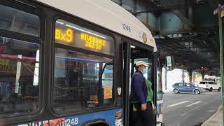 MTA New York City Bus: 2010 Nova Bus LFS Articulated #1248 on the Bx9 Bus.