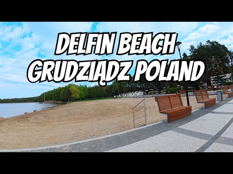 Plaża Delfin Grudziądz nad jeziorem Rudnik 🐬 | Co warto zobaczyć?