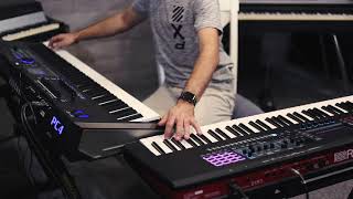 Video thumbnail for Kurzweil PC4 VS Roland Fantom comparison by muzykujkropkacom