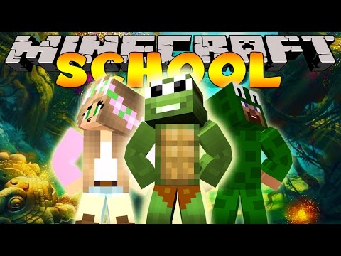 Little Lizard Adventures - Minecraft School - THE SECRET SCHOOL GARDENS w/ Little Kelly