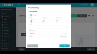 Getting started with Tradify job management