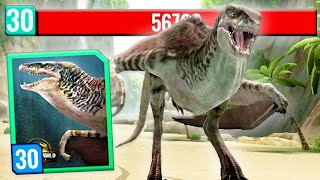 56,000 HP LEVEL 30 MUTADON BOSS (JURASSIC WORLD ALIVE)
