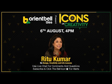 Icons Of Creativity || Ritu Kumar || Orientbell Tiles || Premier