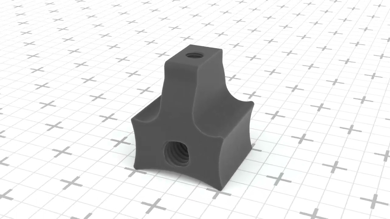 Avidsen Vrin V2 Gate Actuator Lead Screw Carriage Nut - Slider Block 3D Print Model