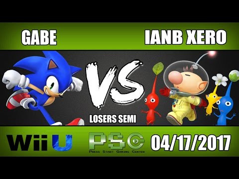 Gabe (Sonic) vs IANB Xero (Olimar) - Wii U Losers Qtrs S4M