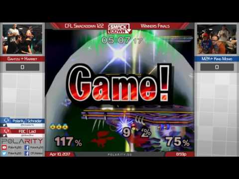 CFL Smackdown 122 Melee - Gahtzu + Harriet vs M2k + King Momo - Doubles Winners Finals